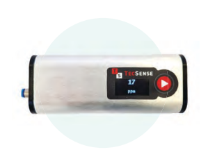 예열 없이 즉시 측정 가능하며 USB 전원 및 충전식 배터리 지원